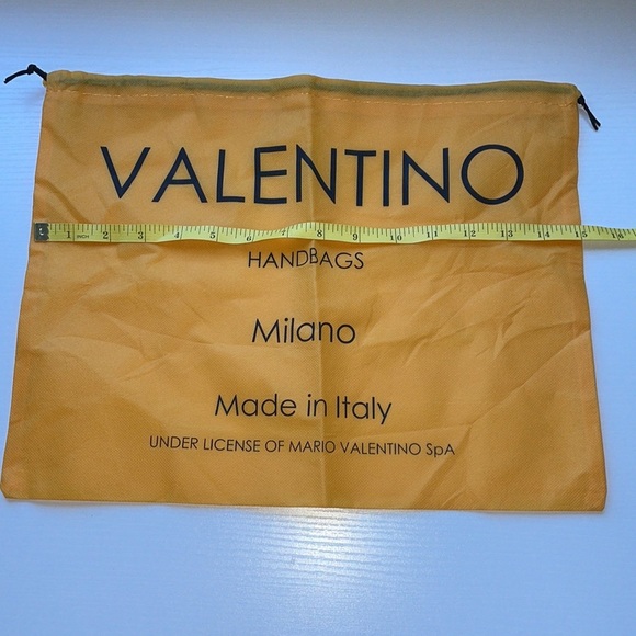 Valentino orange drawstring dustbag ✨ - Picture 2 of 3